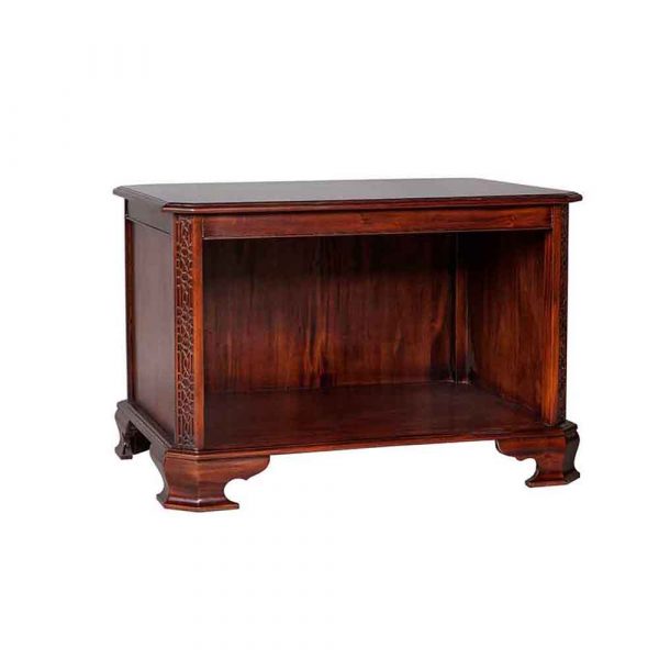 Chippendale Computer Table Solid mahogany computer table with wooden top. Price excludes leather