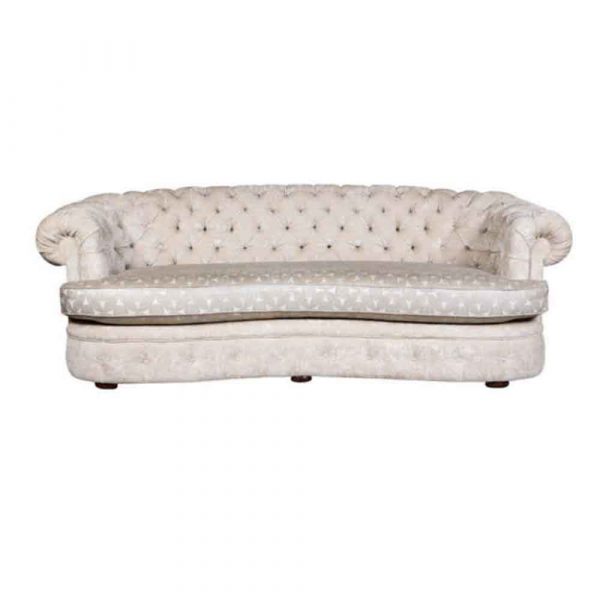 Kidney Couch Diamond Buttoned