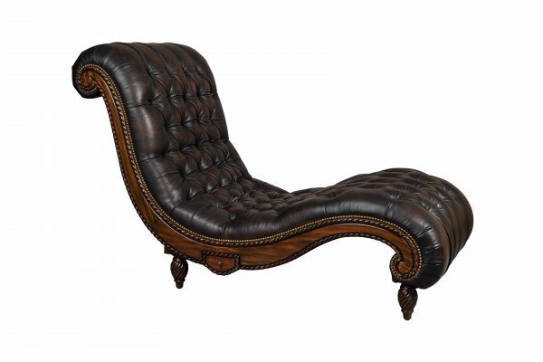 Chaise Lounge in Leather