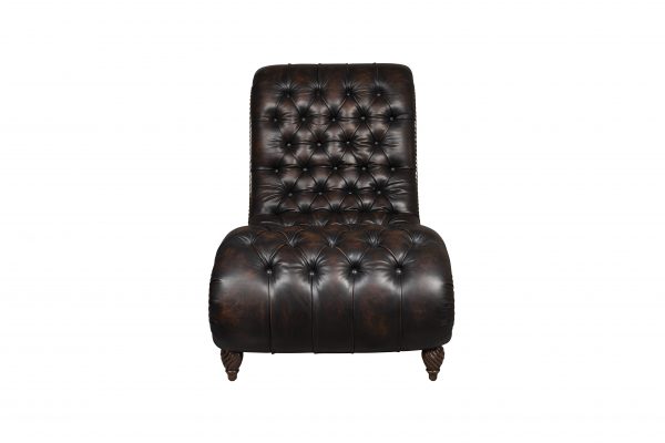 Chaise Lounge in Leather